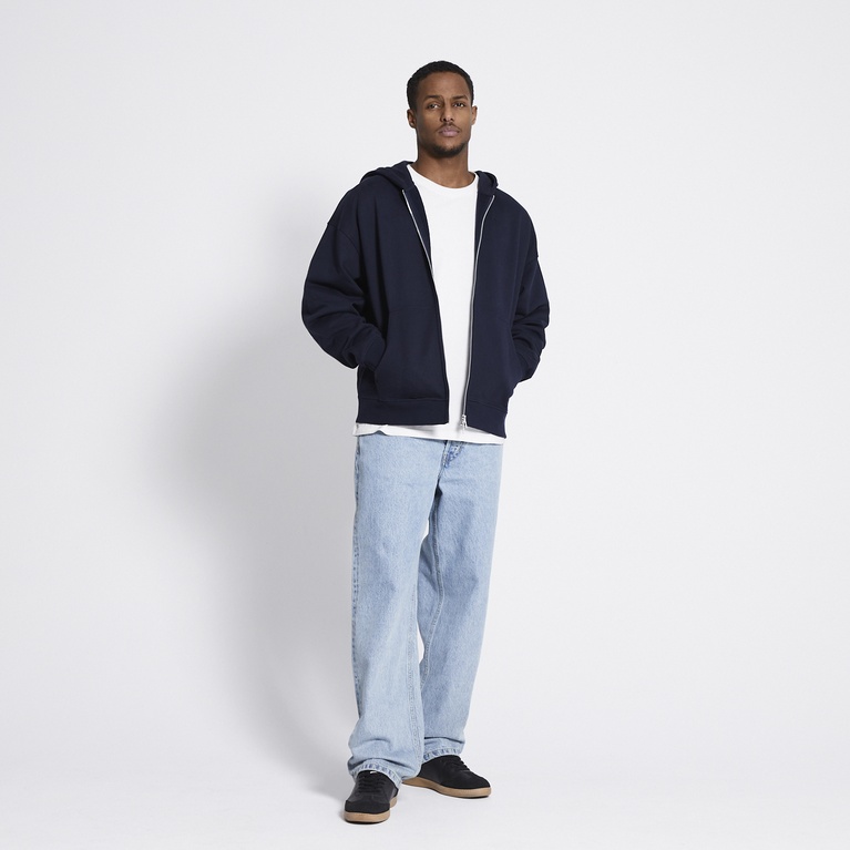 Boxy zip hoodie "Lindon"